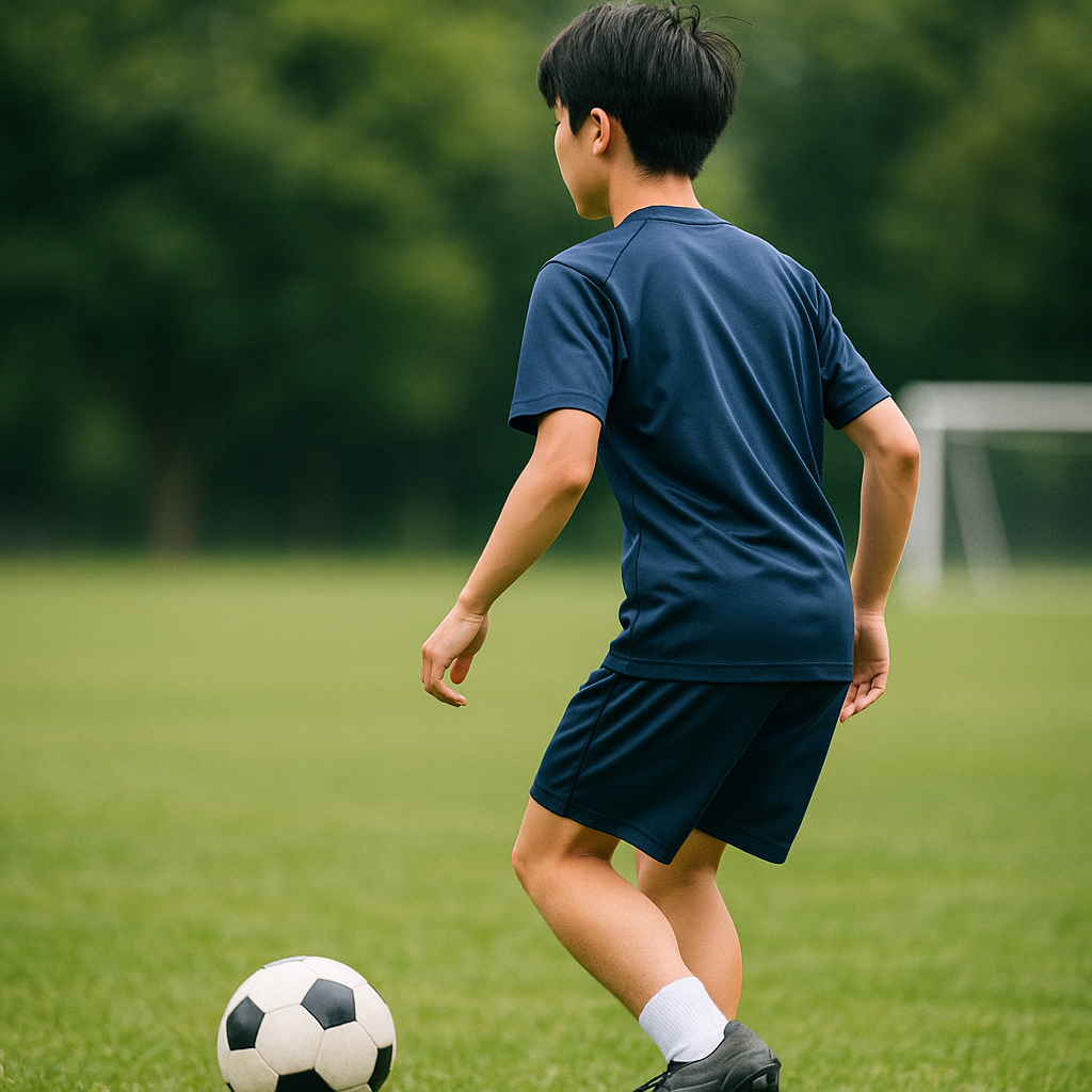 サッカードリブルで視野を広げるコツ 首振り×足元制御の極意