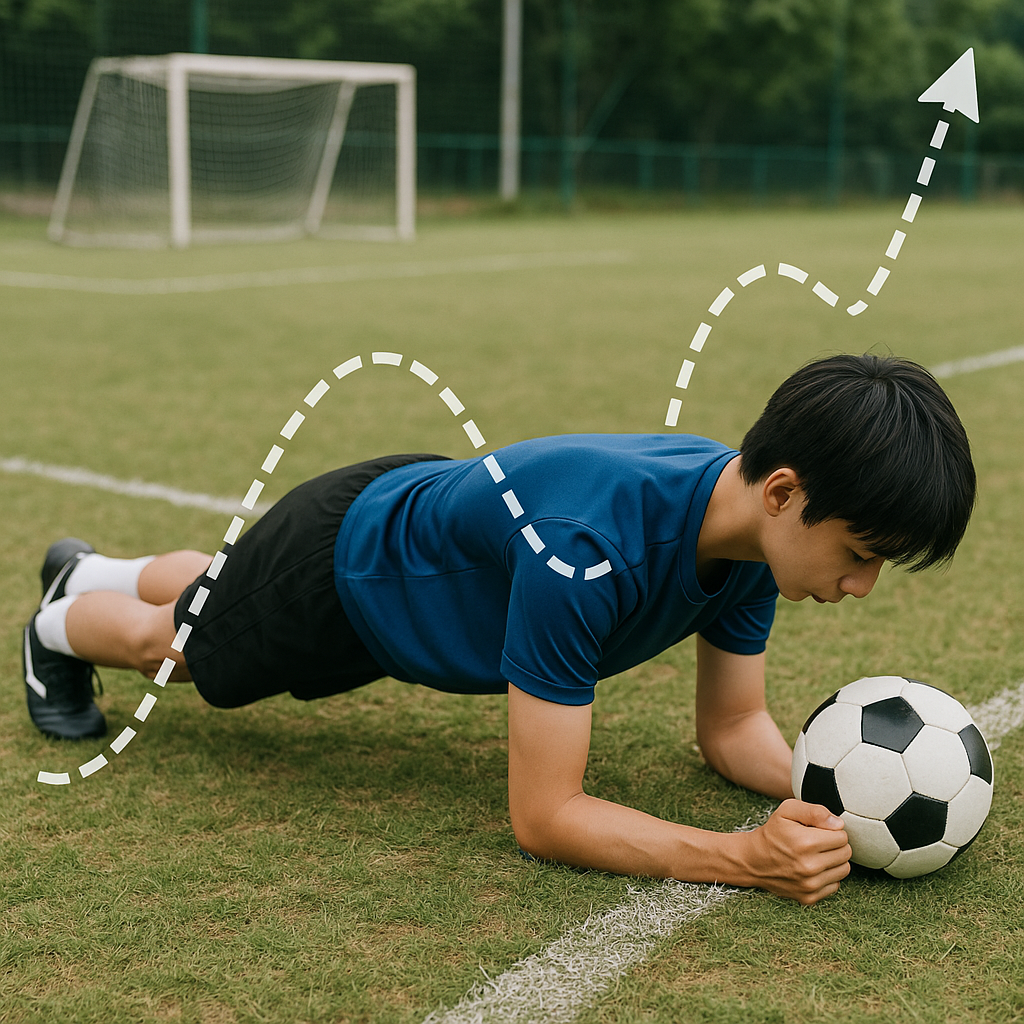 サッカー体幹トレーニングで高校生のブレない体づくり実戦ロードマップ