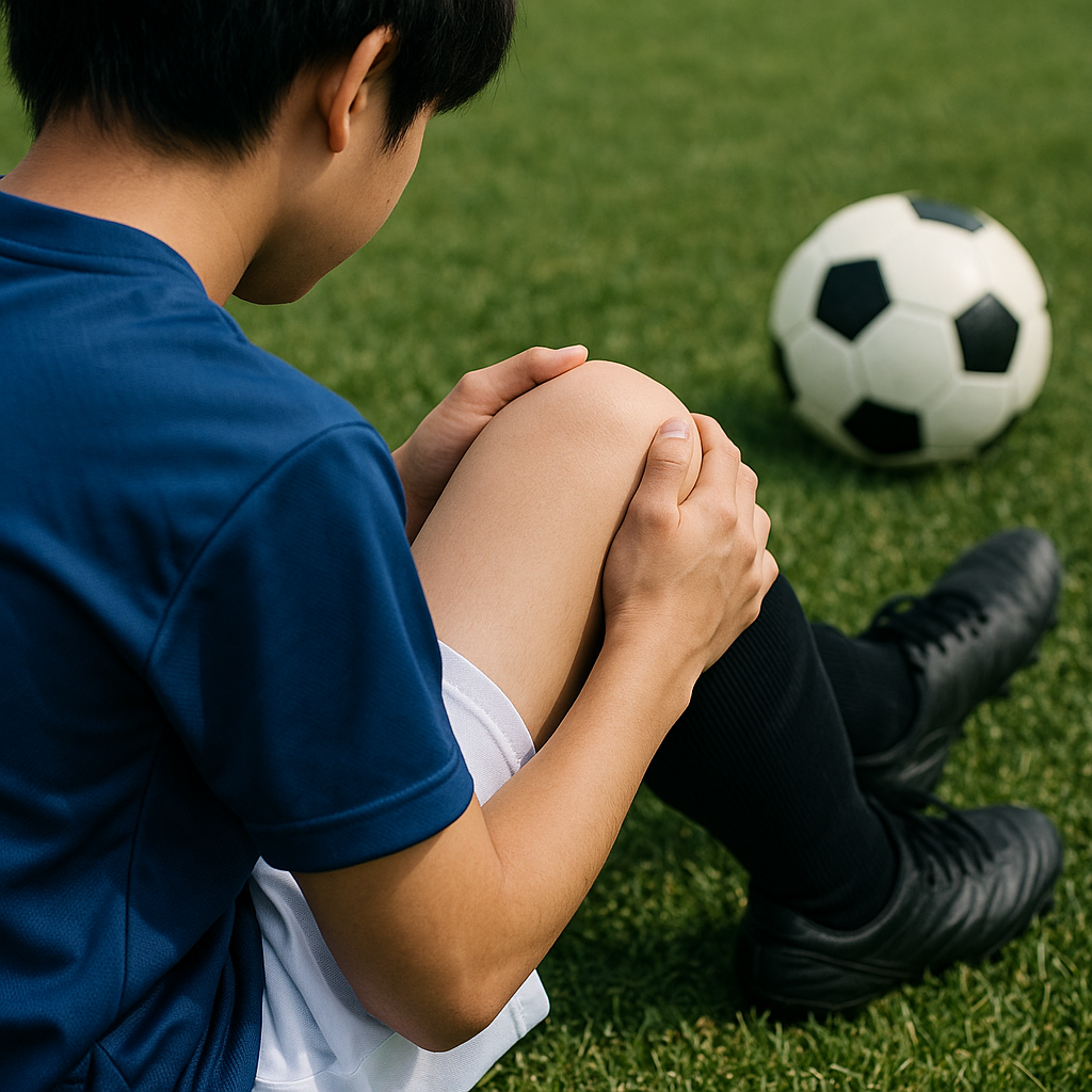サッカー膝の痛み・オスグッド対策｜最短で練習復帰する方法