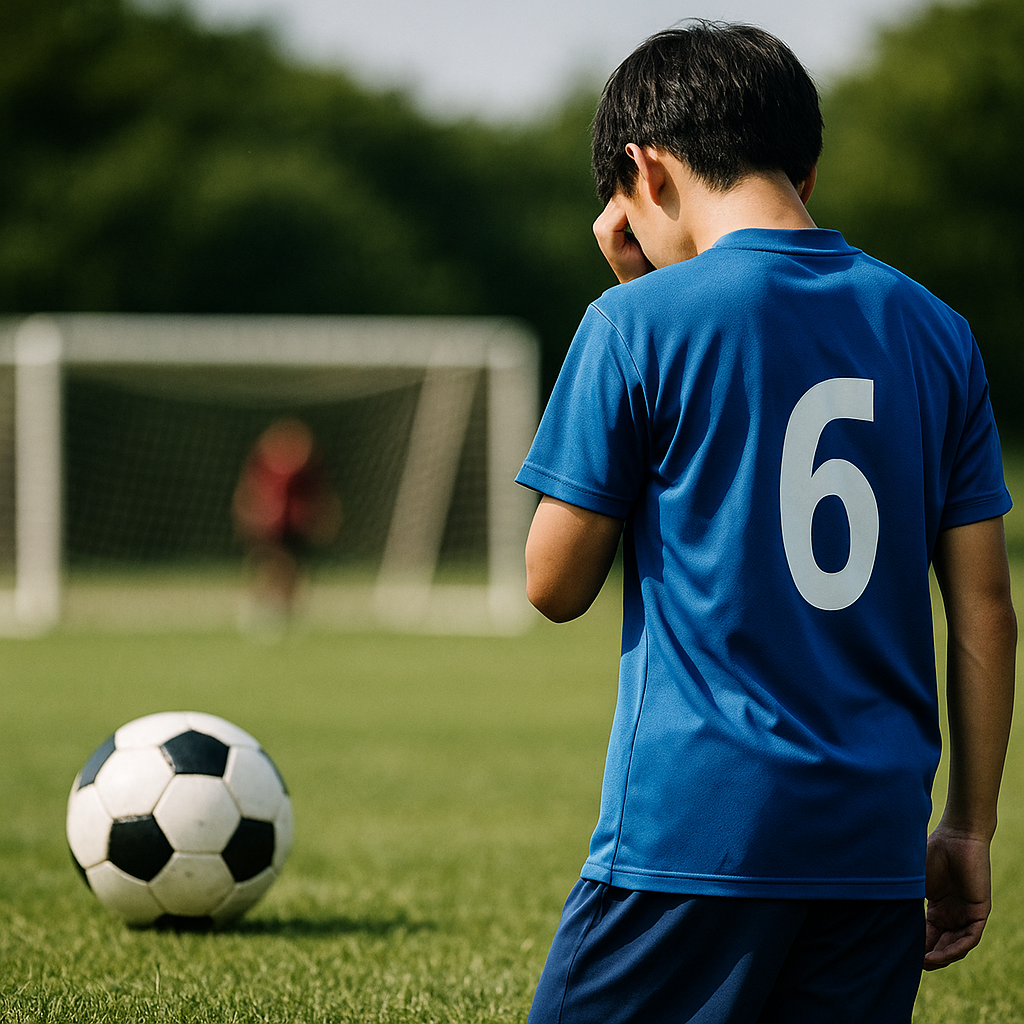 サッカー試合中にイライラしない方法：10秒で切替える実戦術
