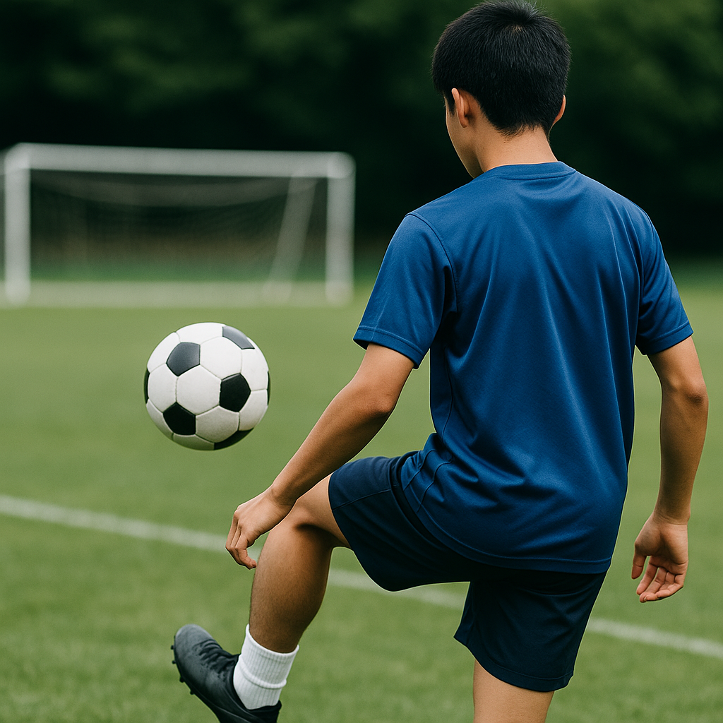 サッカー軸足トラップの使い分け実戦術