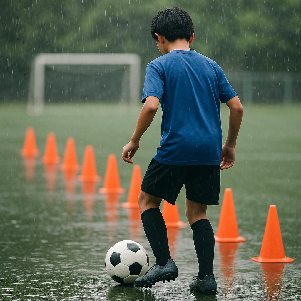 サッカー雨の日自主練メニューで差がつく14の工夫