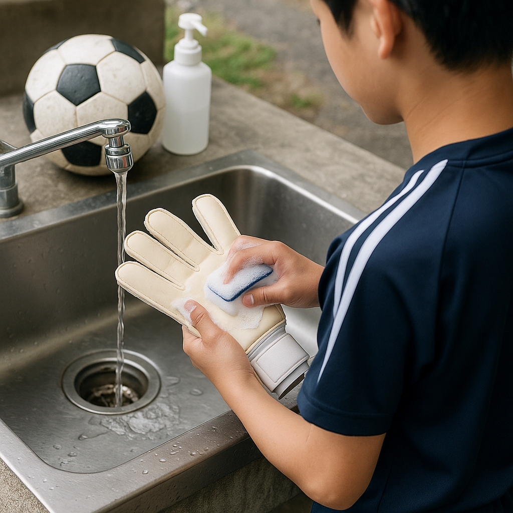 サッカーのキーパーグローブ手入れ方法｜失敗しない洗い方と長持ち術