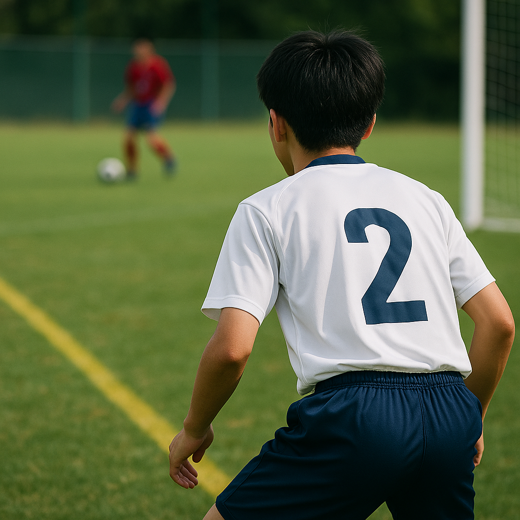 サッカーのサイドバック守備、勝敗を分ける立ち位置