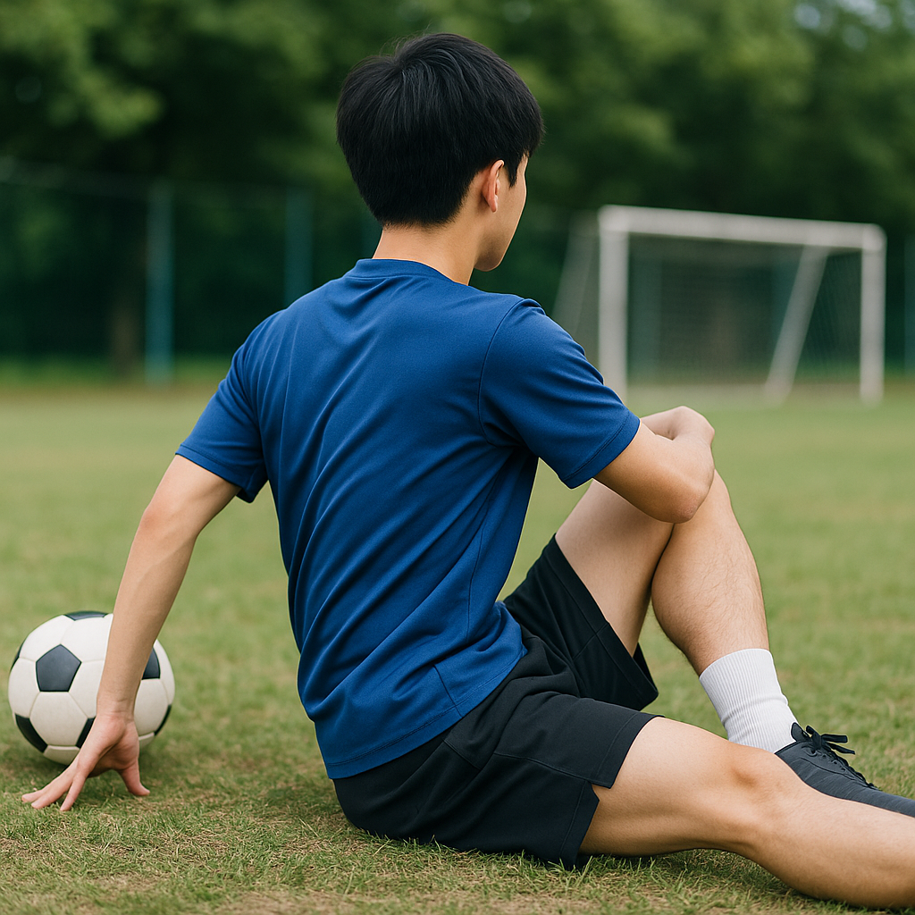 サッカーの腰痛予防ストレッチは股関節主導で効く