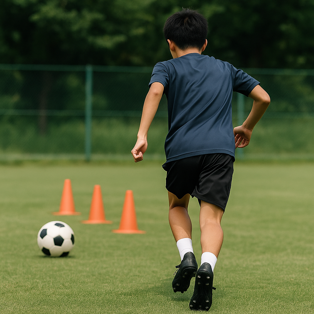 サッカー加速力を上げる一歩目特化トレーニングメニュー