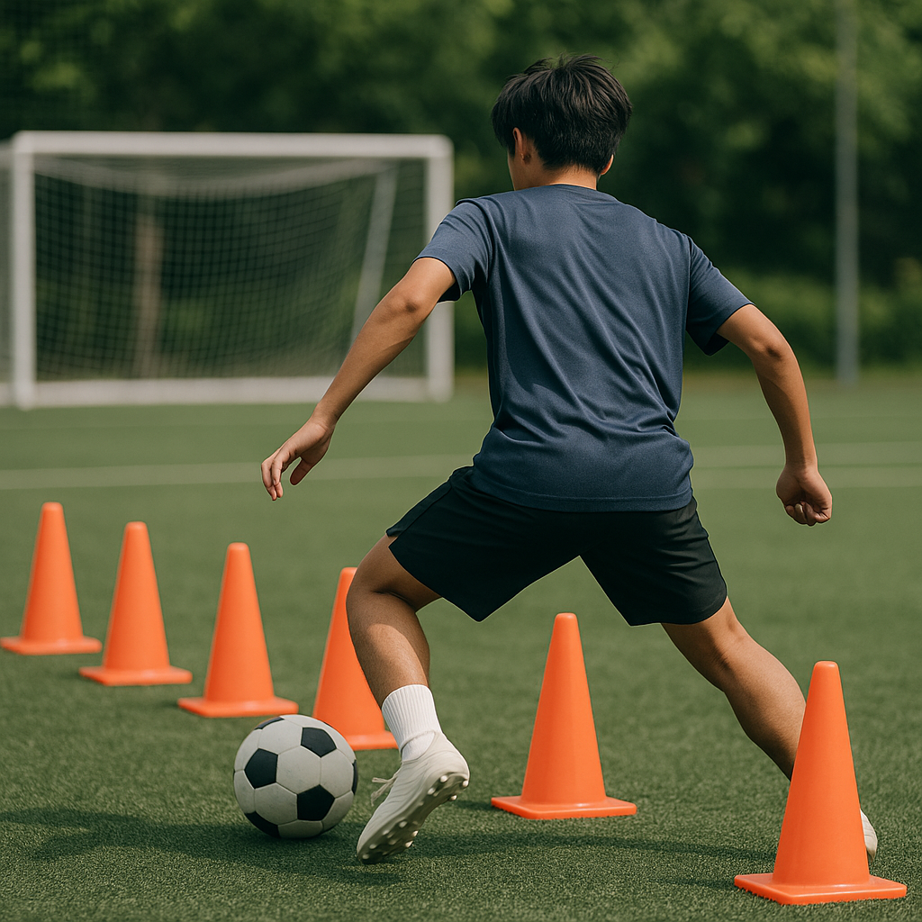サッカー敏捷性トレーニングで高校生の一歩目が変わる実戦ドリル