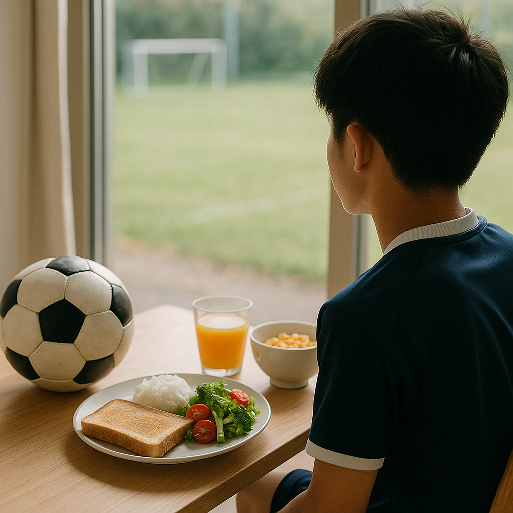 サッカー試合当日の朝ごはんおすすめと避けたい落とし穴