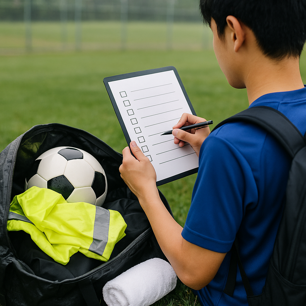 サッカー遠征の持ち物チェックリストで雨天・連泊も忘れ物ゼロ