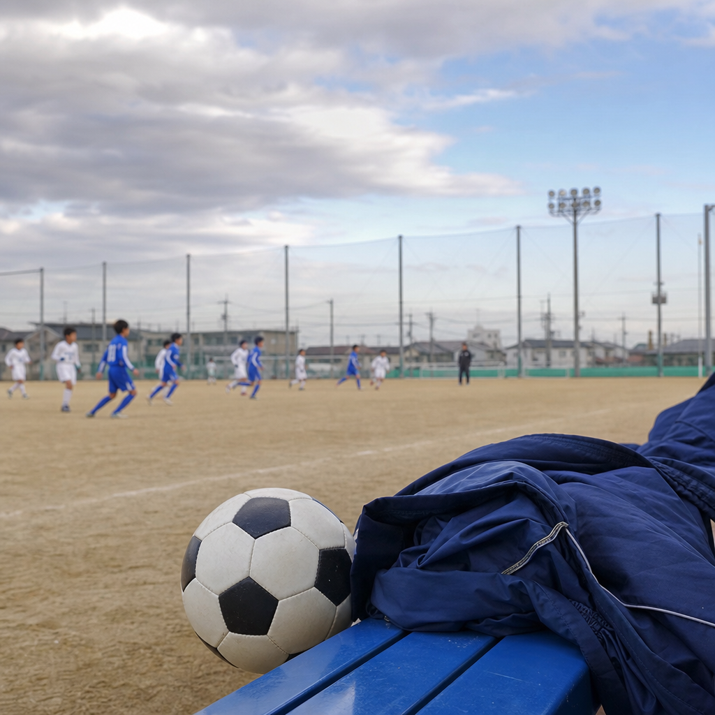 サッカー冬の試合で体を冷やさない方法：走らない時間の工夫
