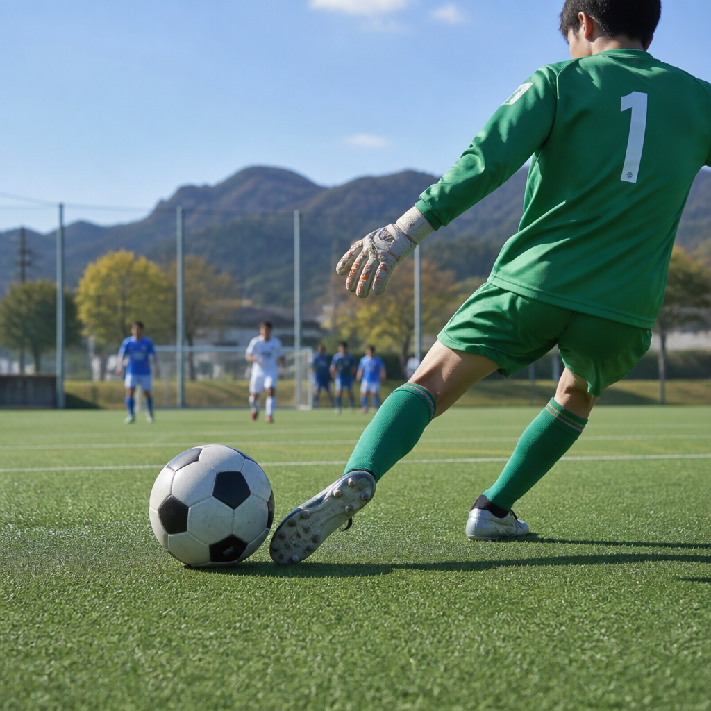 サッカーGKのパス回し参加のコツ：勇気と角度と声