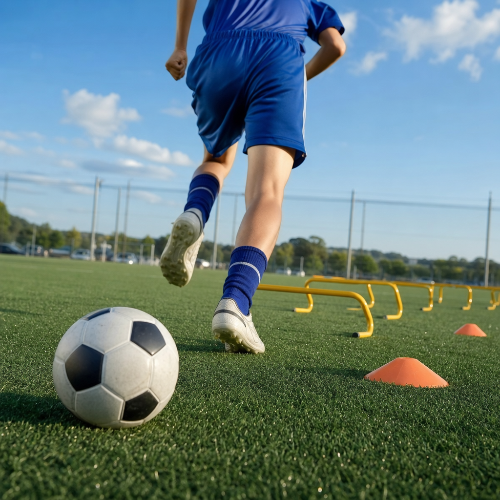 サッカーで足が速くなる走り方、小学生の科学的メソッド