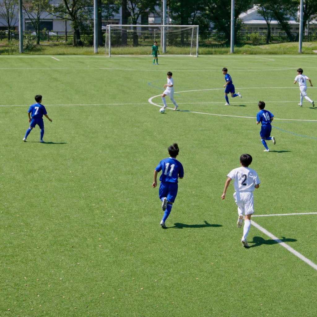 サッカーのオーバーラップ、初心者にわかりやすく攻守の走り方