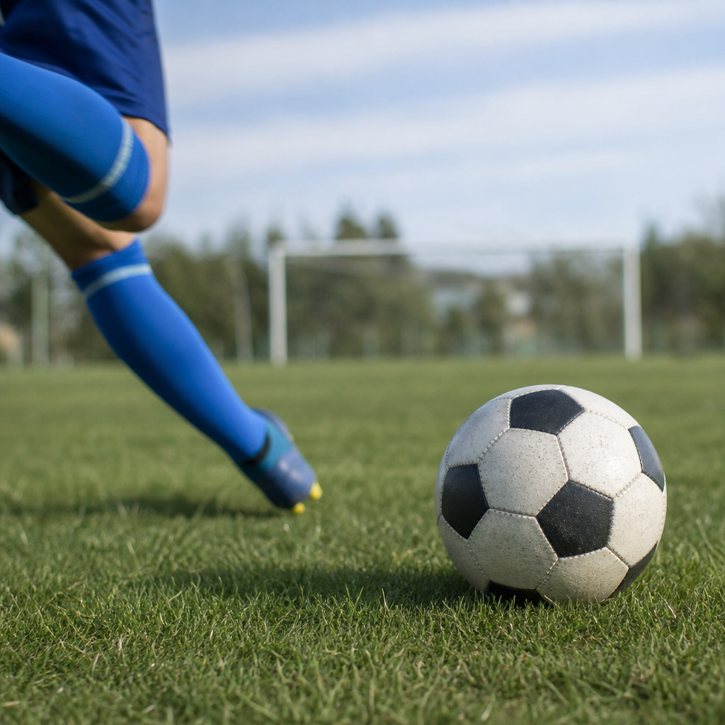 サッカーのシュートに力が入らない原因を科学で解明