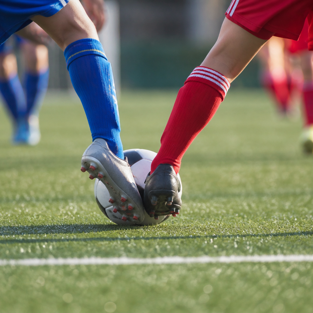 サッカーの球際の基本と一瞬で主導権を握る