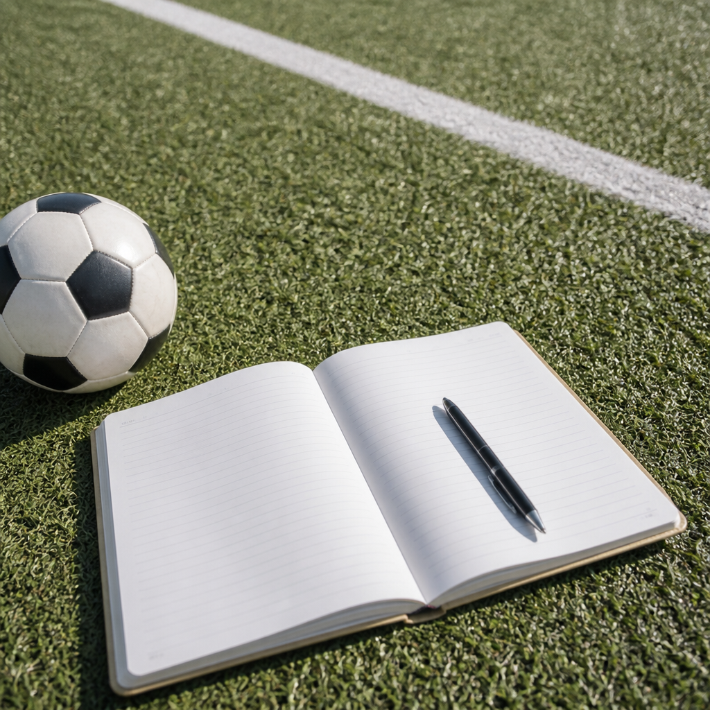 サッカー練習ノートの続け方は三日坊主卒業の3原則が鍵