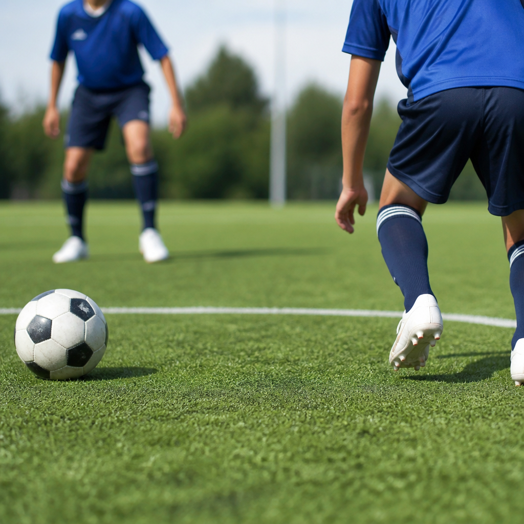 サッカーFW守備のプレスかけ方：一人目で崩す読みと角度