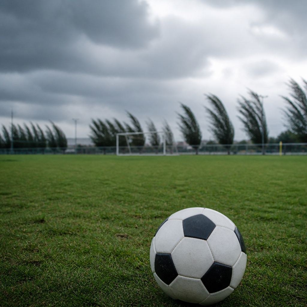 サッカー強風試合のキック注意と判断術