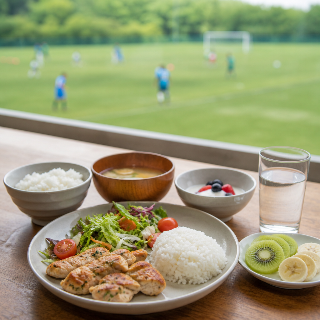 サッカー成長期の食事メニュー戦略—試合日別・目的別