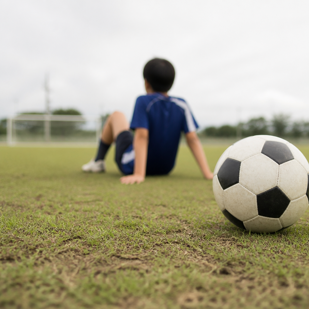 サッカー成長痛の休む目安、小学生は？見極めサイン