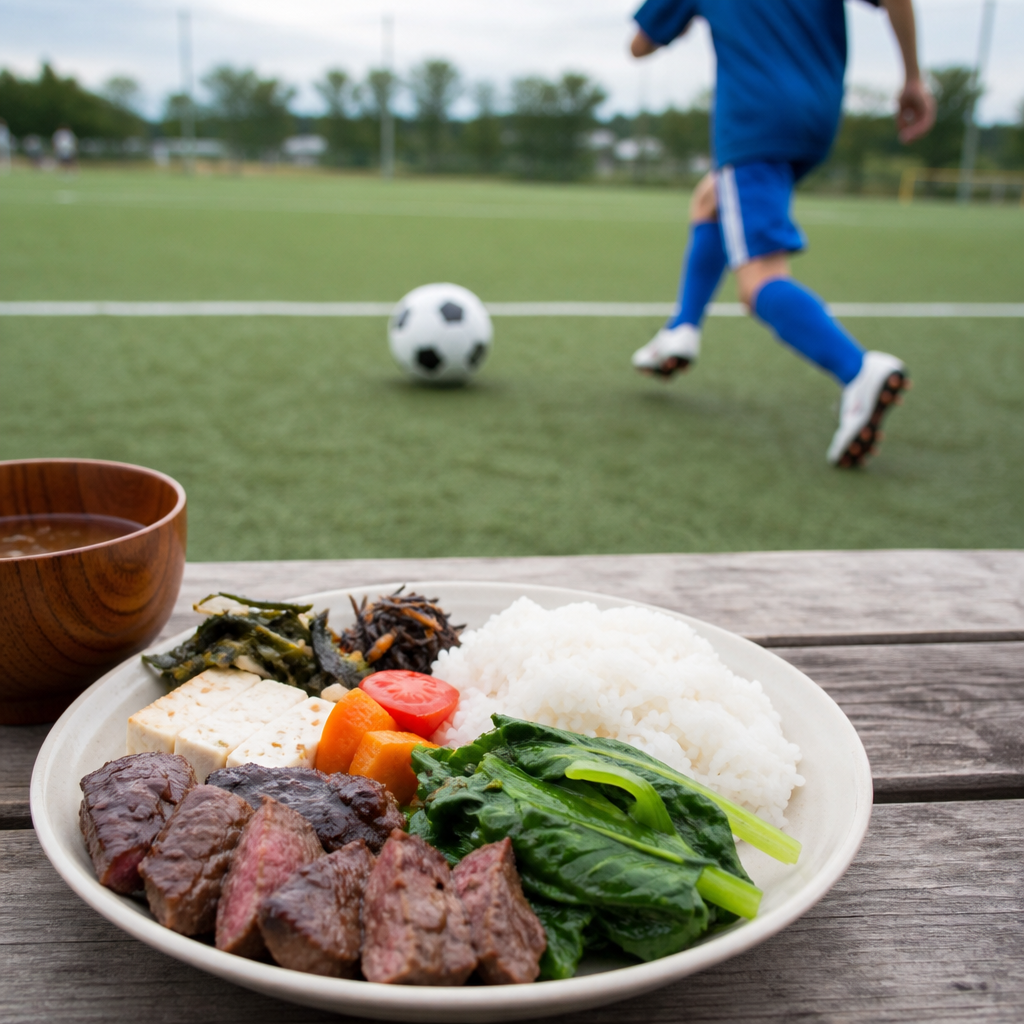 サッカー貧血対策で小学生が走り切る食事と練習